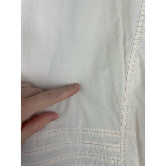 Chico’s Asymmetrical Zip Up Jacket Light Pink size 2 or Large Moto Career Office - Picture 8 of 9